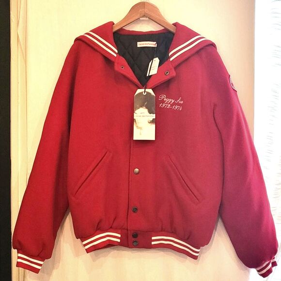 L'École Des Femmes Mustang Cheerleader Varsity Jacket Coat L NWT - Picture 3 of 11